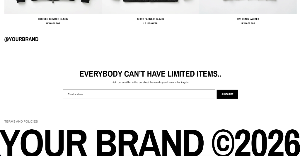 Brand Footer