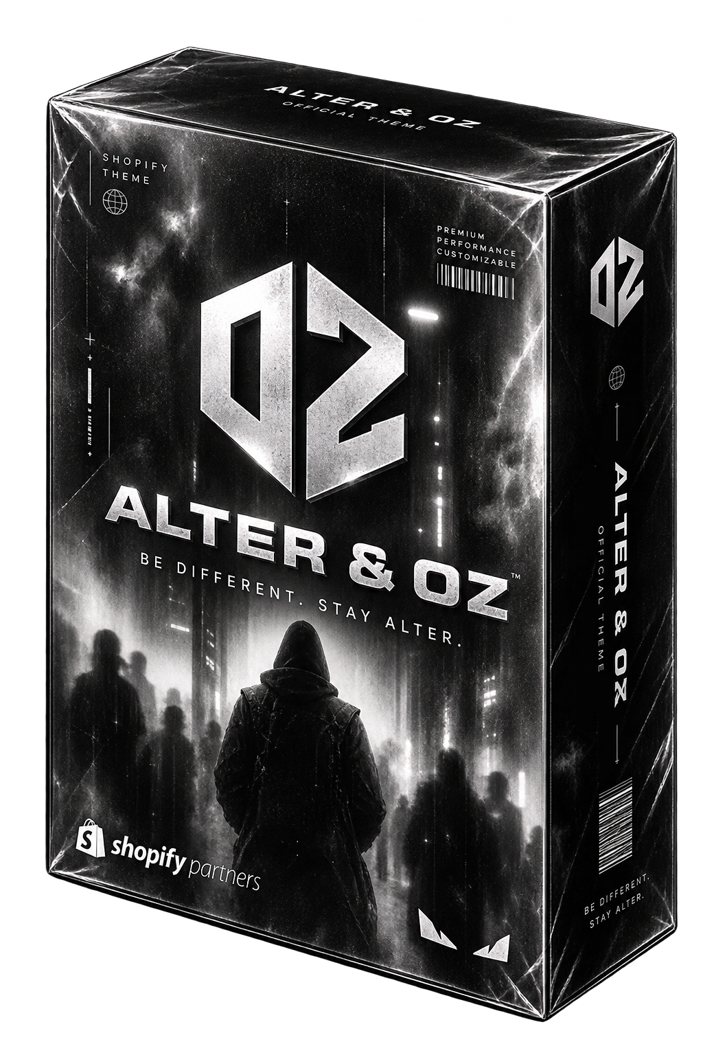 ALTER & OZ Shopify Theme 3D Box